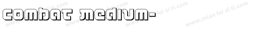 Combat Medium字体转换